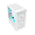 PC Power White Flow Mesh X2 M-ATX Gaming Casing